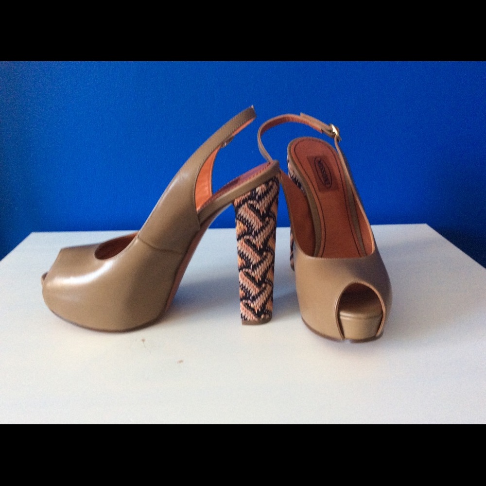 Missoni sling back pumps - 100% authentic
